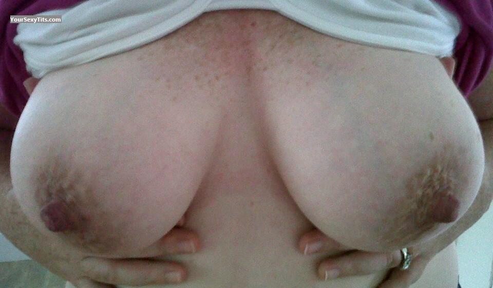 Tit Flash: Medium Tits - Mary from United States